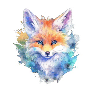 Paint Splash Fox
