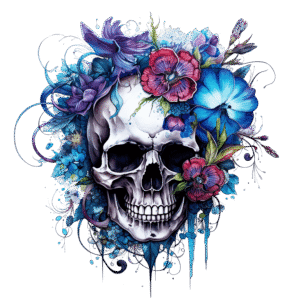 Floral Skull